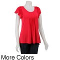 August Silk Women's Pleated Top
