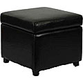 Jonathan Flip-top Brown Ottoman