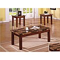 Living Room Occasional Mable-top 3-piece Table Set