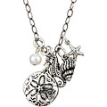 Charming Life Sterling Silver 'Gifts from the Sea' Charm Necklace