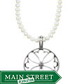 Charming Life Pearl Traditional Orthodox Cross Necklace