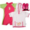 iPlay Infant and Toddler Girl's 4-piece Sunsuit Set