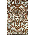 Jewel Brown/ Blue Rug (1'9 x 2'10)