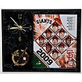 San Francisco Giants Team Picture Plaque Clock