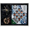 Tampa Bay Rays Team Picture Plaque Clock