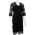 R&M Richards Women's Ruffle Cocktail Dress with Jacket