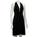 R&M Richards Women's Embellished Halter Dress 