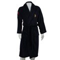 US Polo Men's Navy Fleece Robe