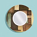 Round Modern Design Mirror