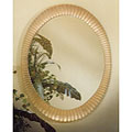 Oval Silver-finish Polystyrene Mirror