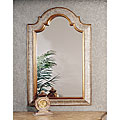Silver and Gold Arched Top Mirror