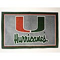 Miami Hurricanes Logo Rug (2'2 x 3'9)