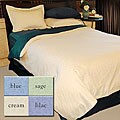 Leaf 300 Thread Count Jacquard Duvet Set with Shams