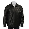 Izod Men's Black Leather Jacket