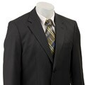 Wall Street Collection Men's Grey Double Stripe 2-button Suit