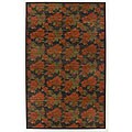 Floral Bamboo Rug (6' x 9')