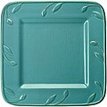 Signature Housewares Sorrento 4-piece Tuscan Blue Square Dinner Plate Set