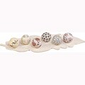 Porcelain Natural Decorative Balls (Set of 6)