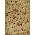 Indoor/ Outdoor Deloache Camel Rug (3'6 x 5'6)