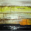 'In Layers I' Hand-painted Canvas Art