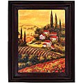 'Under the Tuscan Sun' Hand-painted Framed Canvas