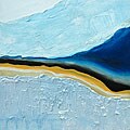 'Ocean Blue' Hand-painted Canvas Art