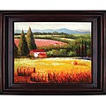 'Golden Harvest' Hand-painted Canvas Art