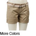Velvet Heart Women's Belted Shorts