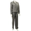 Larry Levine Women's 'Belmont Tic' Pant Suit