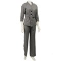 Larry Levine Women's 2-piece Belted Pant Suit