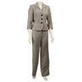 Larry Levine Women's 'Birdseye' Pant Suit