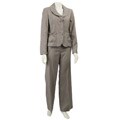 Larry Levine Women's Mini Houndstooth Pant Suit