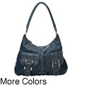 Nine West Large Pebble PVC U-shape Hobo-style Bag