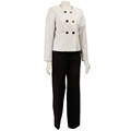 Larry Levine Women's New World Textured Pant Suit