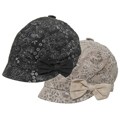 Adi Designs Women's 'Gaby' Floral Print Side Bow Hat