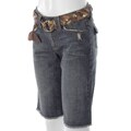 Apt. 9 Women's Distressed Belted Bermuda Shorts