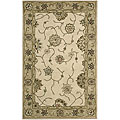 Hand-tufted Beige Wool Rug (4' x 6')