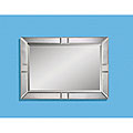 Rectangular Mirror with Beveled Mirror Panels