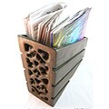 Reclaimed Teak Wood Magazine Rack (Thailand)