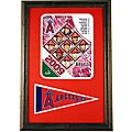 2009 LA Angels 12x18 Framed Print with Mini Pennant