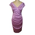 Maggy London Women's Solid Stretch Satin Dress