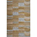 Hand-tufted Bella Wave Wool Rug (2'3 x 8')