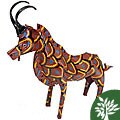 Painted Tin Gazelle (Zimbabwe)