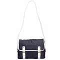 FINAL SALE Stone Mountain 'Brooke' Denim Flap Saddle Bag