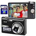 SVP XthinnA10 10MP LCD CCD Digital Camera with 8GB SD Card