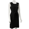 Tahari ASL Women's Sleeveless Dress with Button Detail