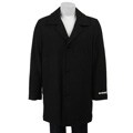 Kenneth Cole New York Men's Charcoal Wool Car Coat