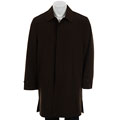 Joseph Abboud Men's Button Front Coat with Removable Liner