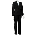 Anne Klein Women's 2-button Onyx Pant Suit