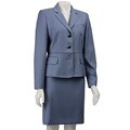 Anne Klein Women's 3-button Stretch Twill Skirt Suit